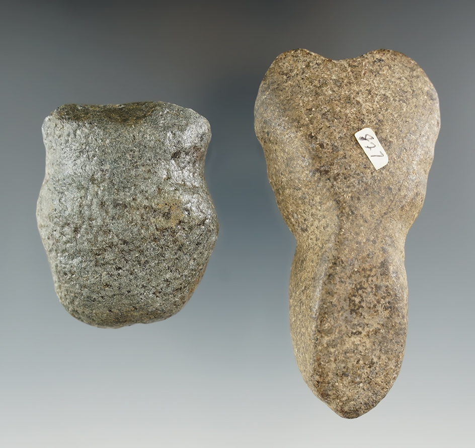 Pair of miniature axes found in Ohio, largest is 3 3/8".