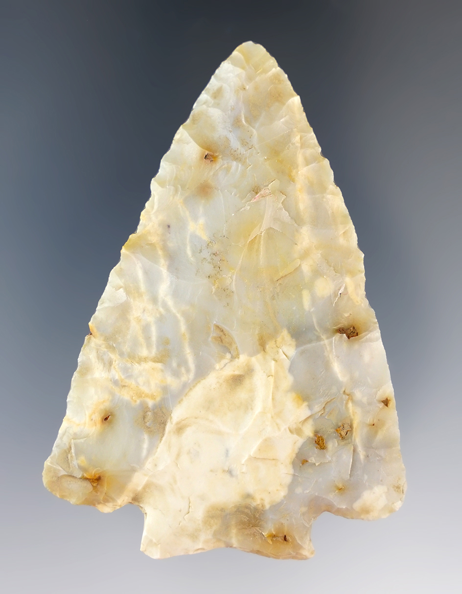 2 11/16" Ohio Decatur Fracture Base, Flint Ridge Flint.