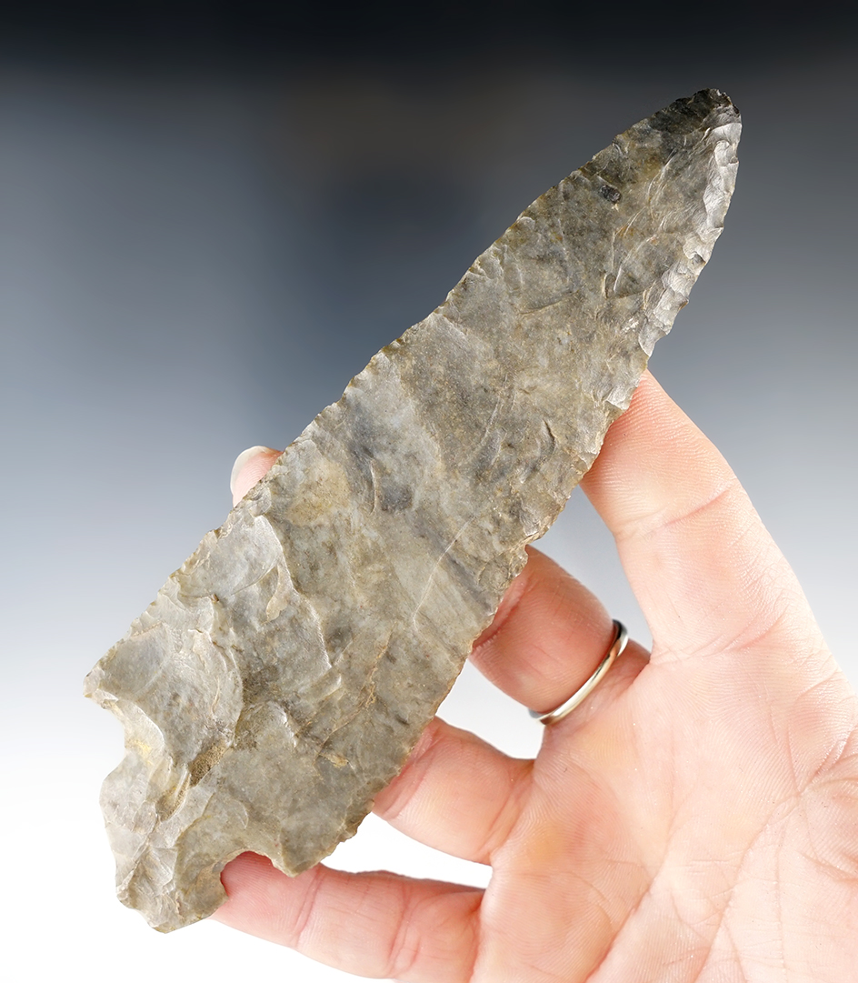 Large 5 9/16" Dovetail Knife. Found in Ohio.