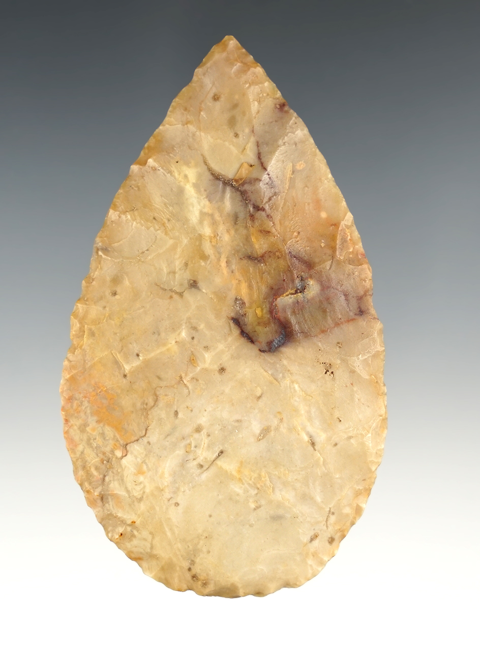 3 9/16" Flint Ridge Adena Cache Blade, Ohio in 1964.