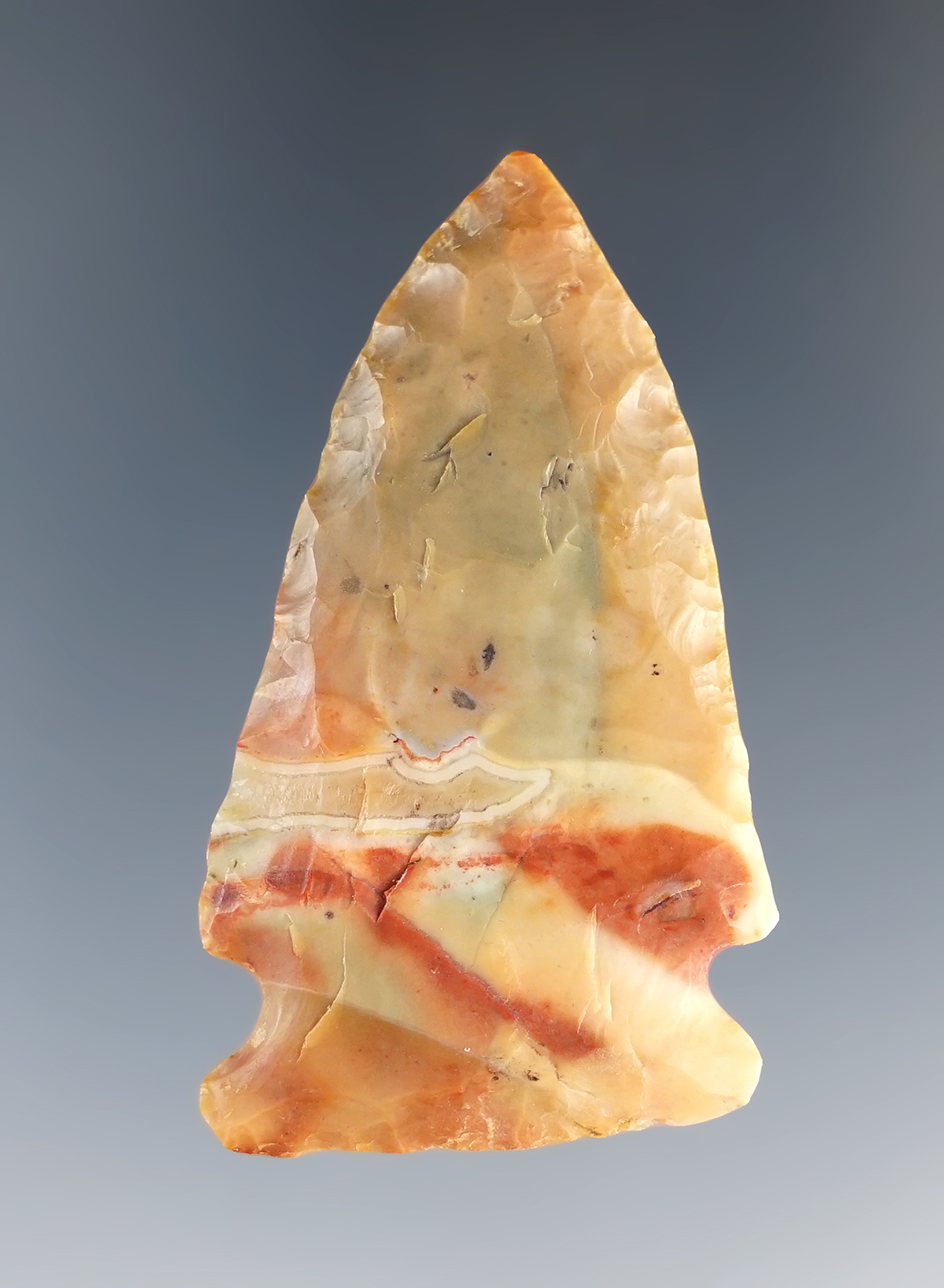 1 15/16" Flint Ridge Corner Notch, Ohio.