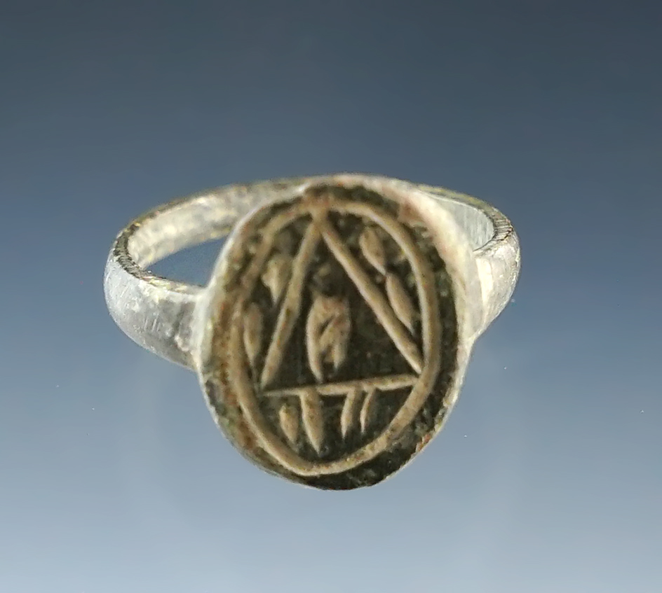 11/16" Jesuit Ring. Found in Geneva, New York.