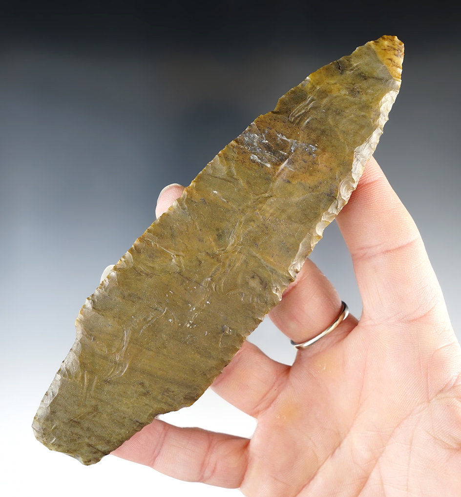 5 5/8" Adena, Coshocton Flint. , Wood Co., Ohio.