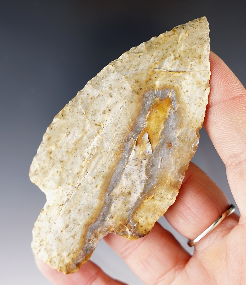 3 11/16" Flint Ridge Flint Adena, Ohio.