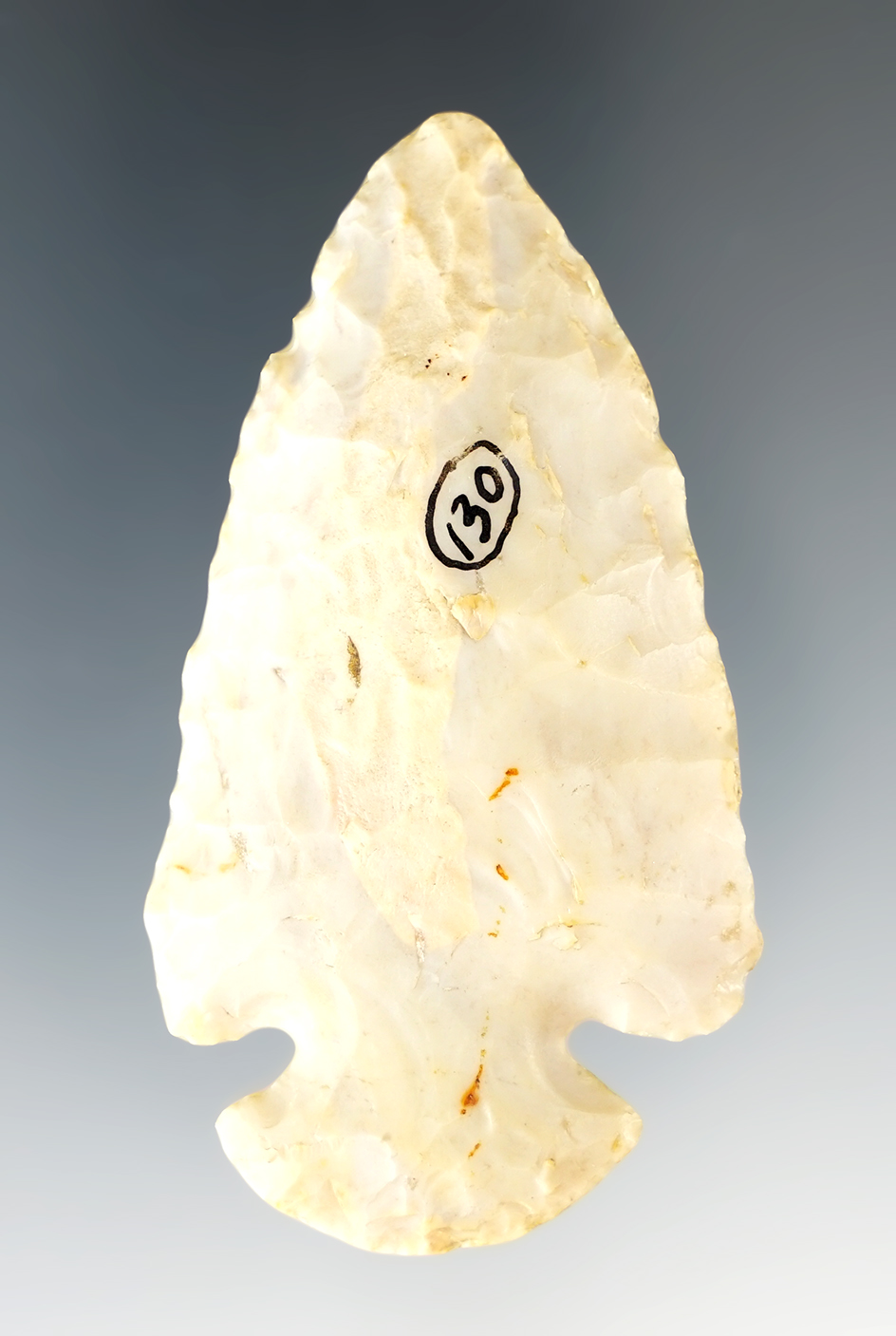 2 5/8" Dovetail, Flint Ridge Flint, Knox Co., Ohio.