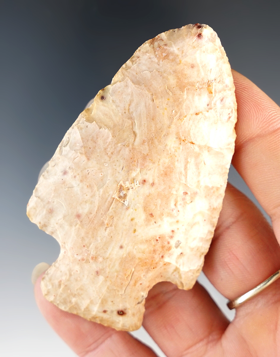 2 15/16" Ohio Broad Blade made from Flint Ridge Flint.