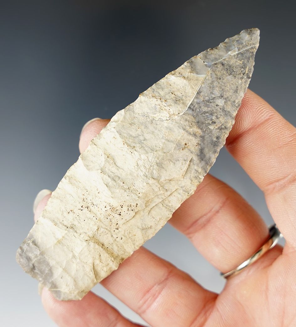 3 9/16" Paleo Lanceolate, Ohio, on the Talley Farm.