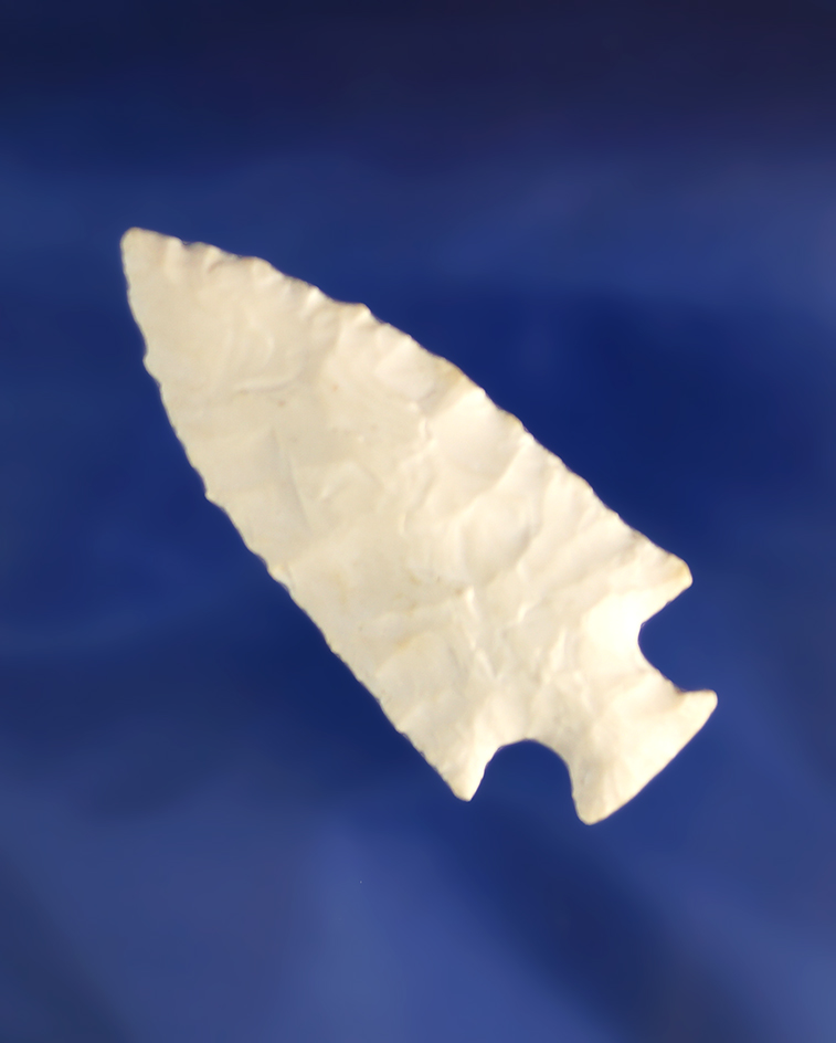 2" Tablerock point made from Burlington chert found in Missouri.