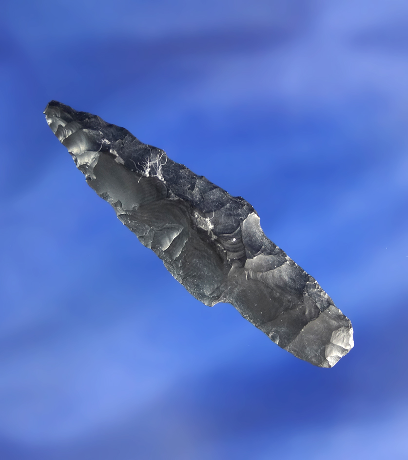 2 3/16" long stem dart point found near Fort Rock Oregon.