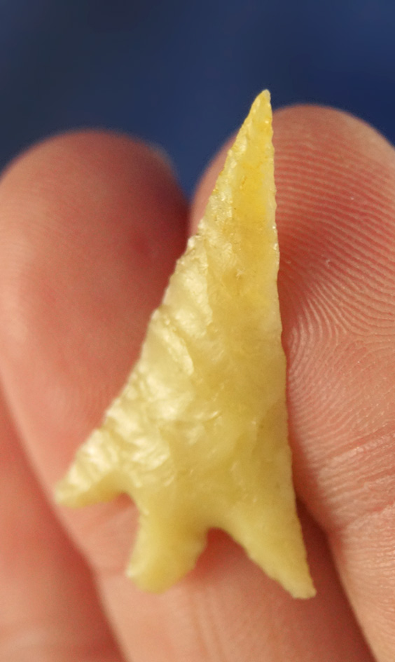 1 1/8" Columbia Plateau - beautiful yellow Chalcedony found near the Columbia River, Oregon.