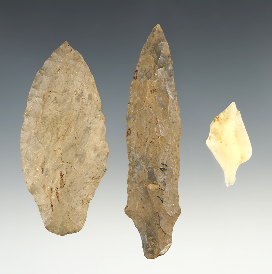 Set of 3 points including a 3 5/8" Little Bear Creek.