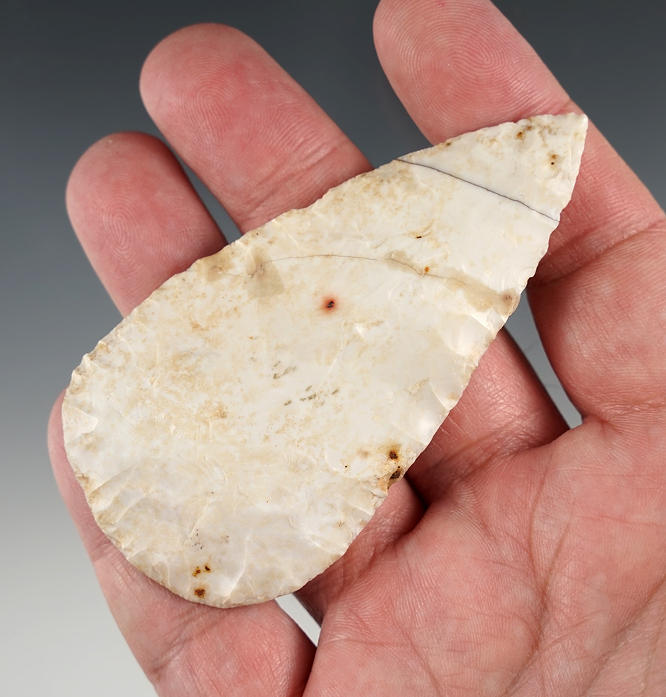 3 1/2" Adena Cache Blade found in Licking Co., Ohio.