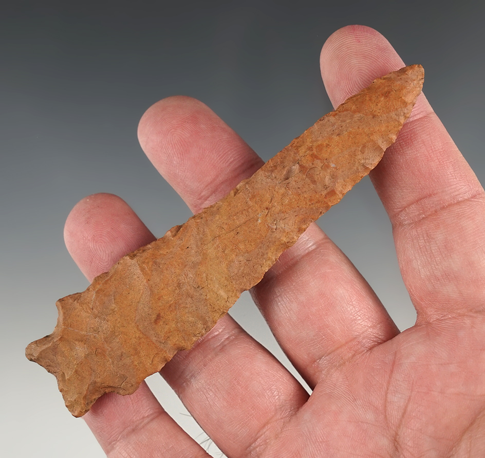 Well made 4 3/4" Buzzard Roost Creek that is well patinated.