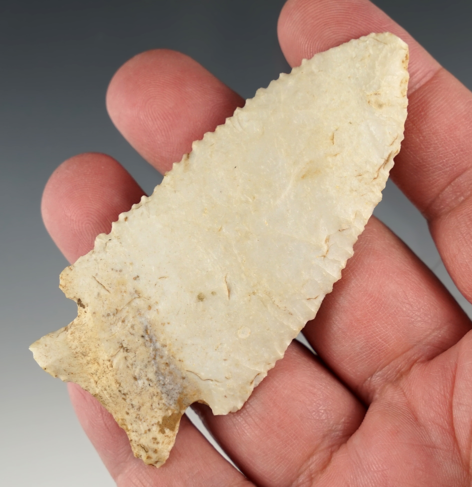 3 5/16" Midwest Stilwell with fine serrations.