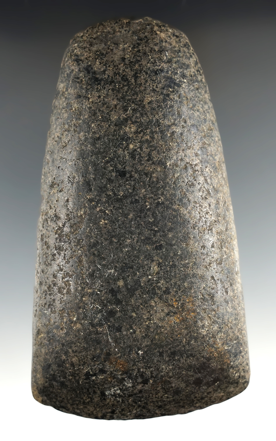 4 3/4" nicely styled and well polished hardstone Celt found in Ohio.