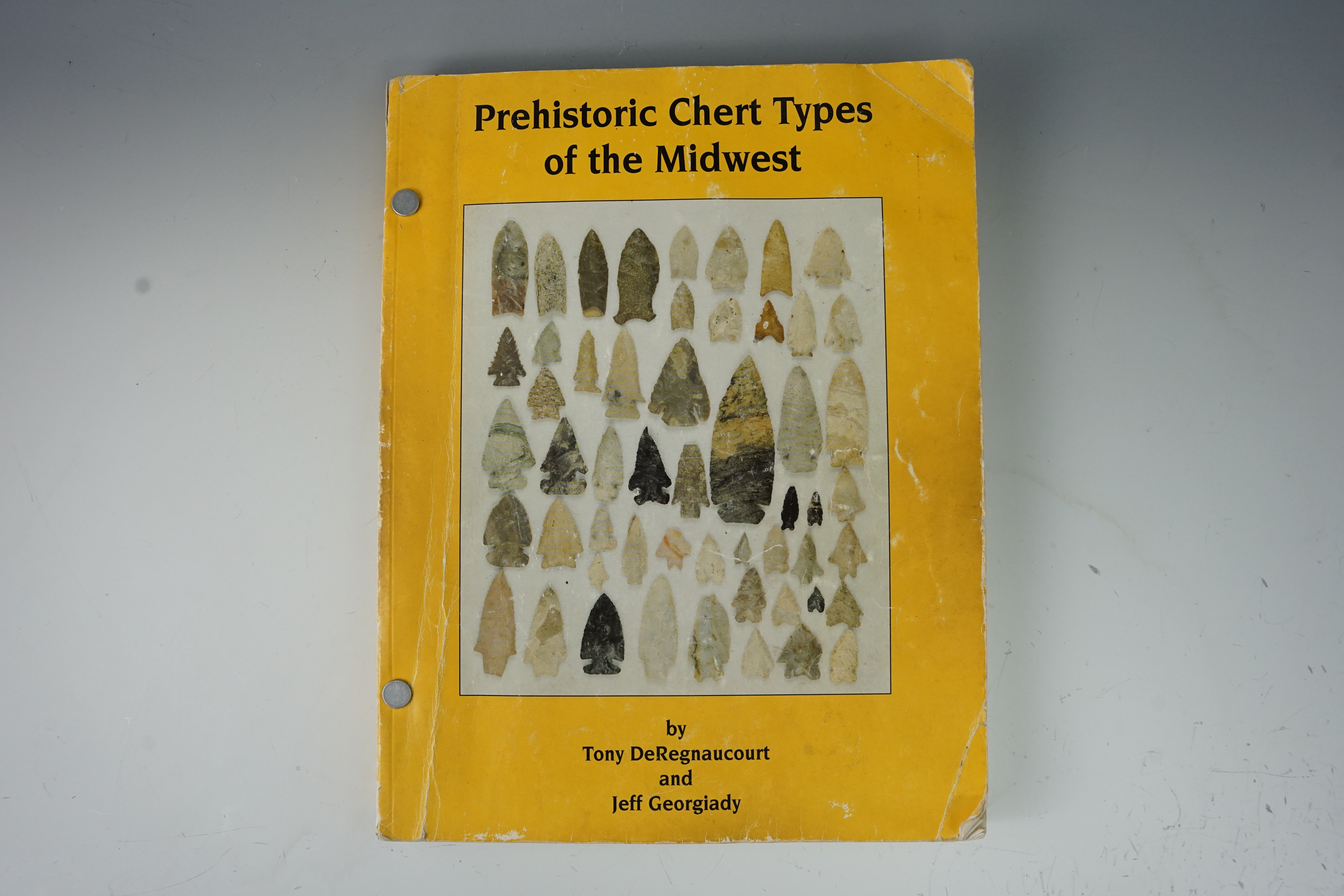 Softcover book "Prehistoric Chert Types of the Midwest" signed and personalized by the authors.