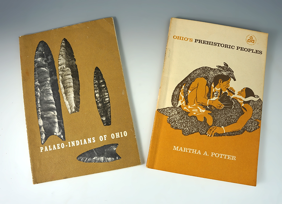 Pair of Books: "Ohio's Prehistoric Peoples" by Martha A. Potter and "Paleo-Indians of Ohio".