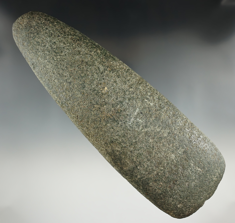 Large 8 3/4" hardstone Adena Celt found in Ohio.