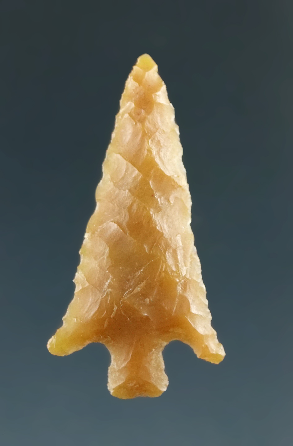 1" Columbia Plateau made from Yellow Agate, found near Silver Lake, Lake Co., Oregon.