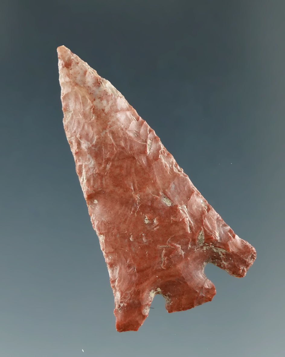 1 3/8" Columbia Plateau made from Red Jasper, found near the Columbia River.