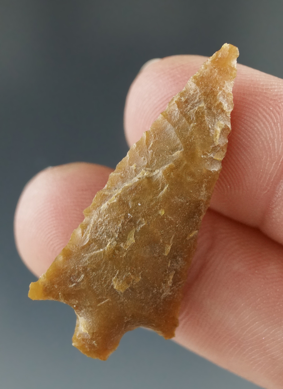 1 1/2" Wallula Square Stem made from Caramel Agate, found near the Columbia River.
