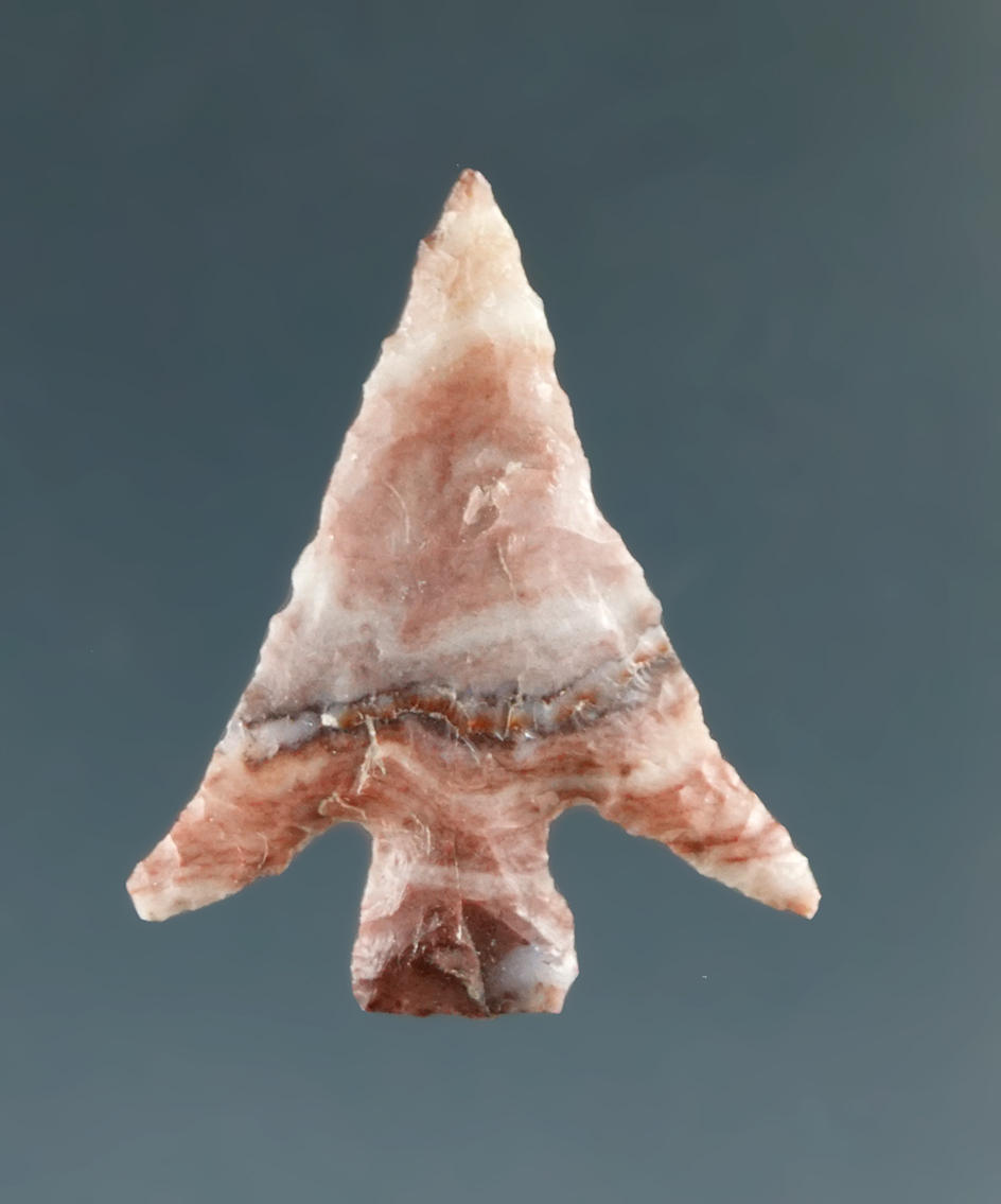 3/4" Columbia Plateau made from Banded Brown Jasper, found near the Columbia River.