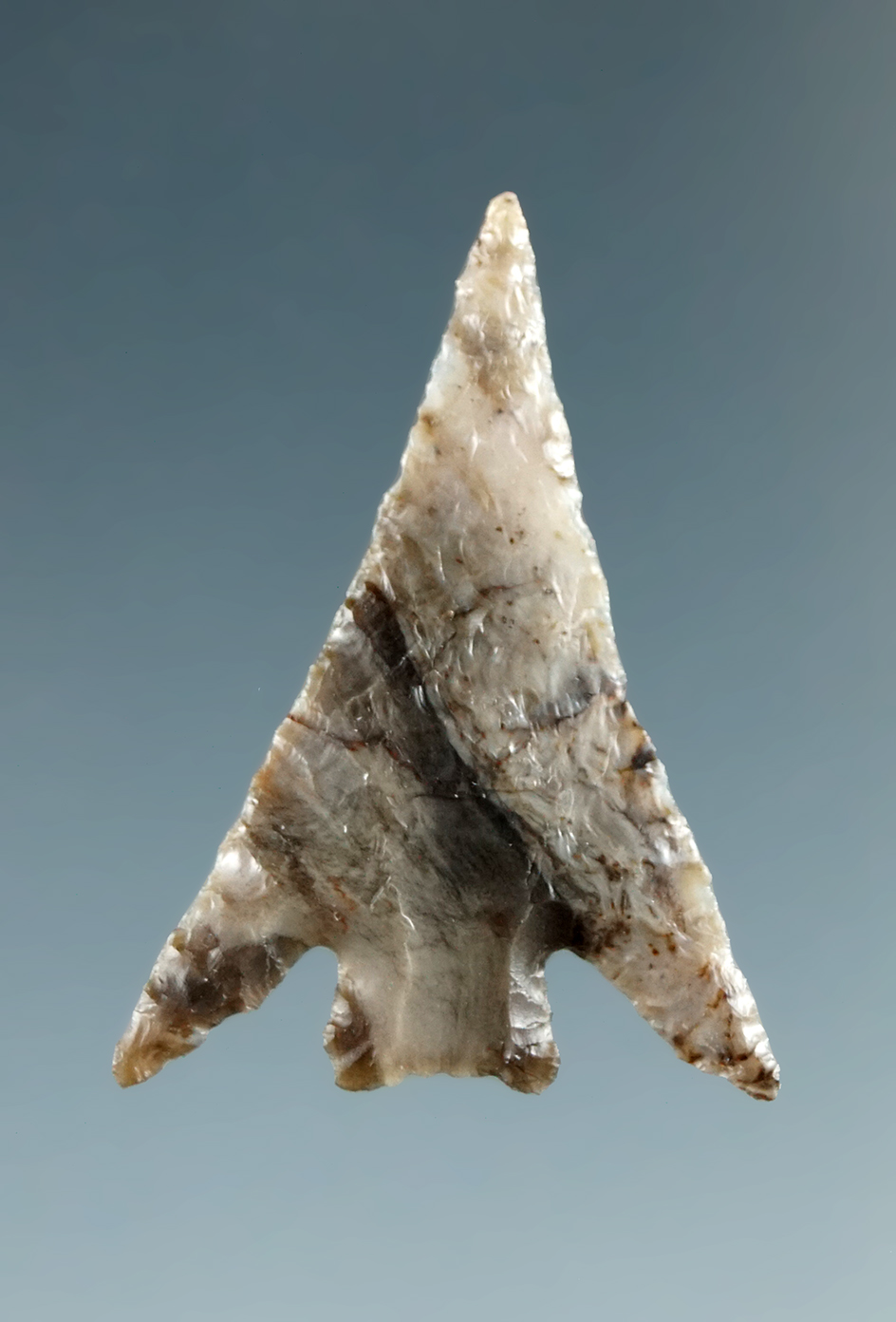 1" Eastgate made from Brown and Clear Agate, found near the Columbia River.