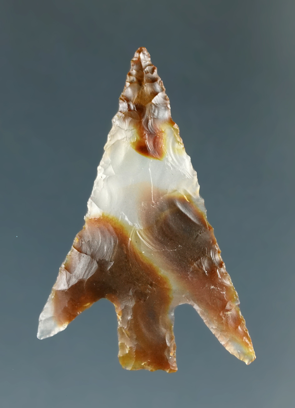 1 1/8" Columbia Plateau made from Brown and Clear Agate, found near the Columbia River.