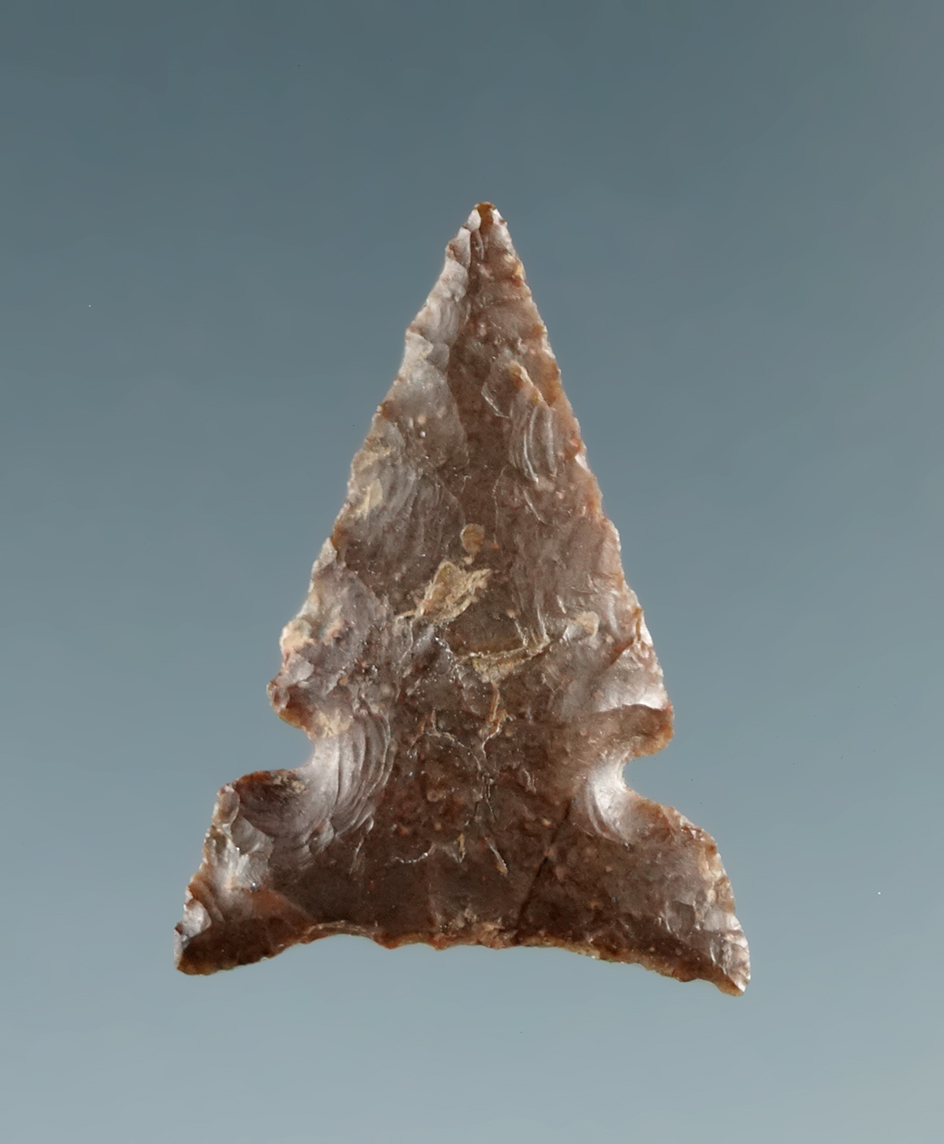 3/8" Desert Delta made from Brown Jasper, found near the Columbia River.