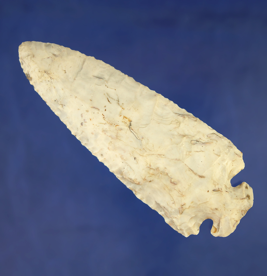 4 1/16" classic Ohio Flint Ridge Flint Dovetail found in Wayne Co.,  Ohio. Excellent mineral deposit