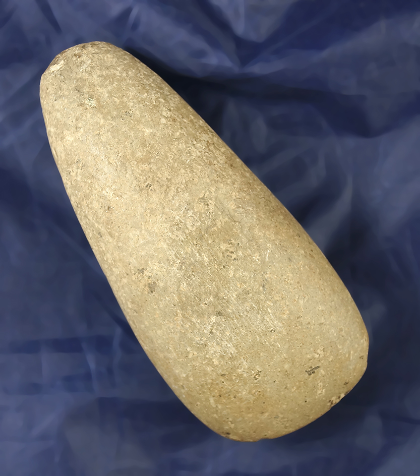 6" Hardstone Midwestern Celt with excellent polish to the bit area.
