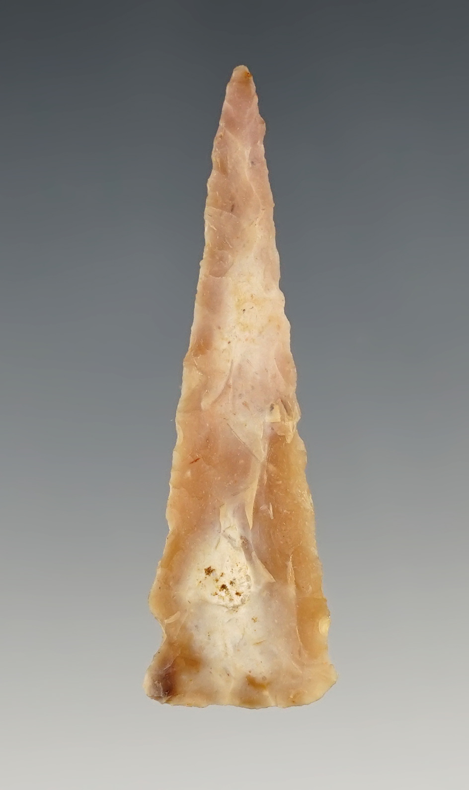 2 3/16" Fort Ancient Triangle with shallow Side Notches found in Kentucky.