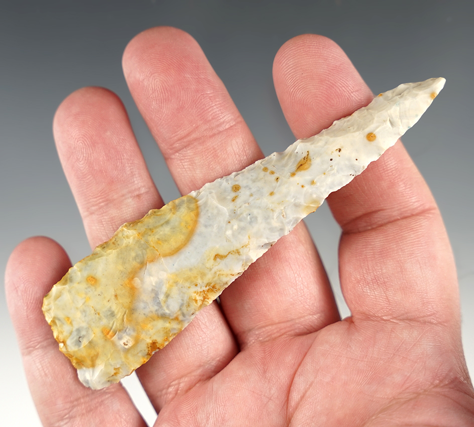 Outstanding 4 1/16" Beveled Knife found in Ohio.