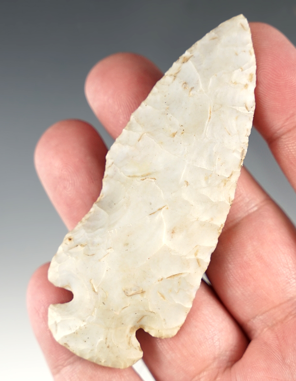 Nicely styled 3 7/16" Ohio Dovetail with a Shaft Scraper worked into one blade edge.