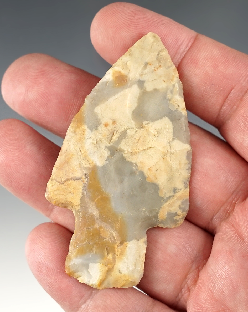 2 13/16" Flint Ridge Adena. Ex. Norman Archer. Pictured in "Who's Who" #2, page 24. Ohio.