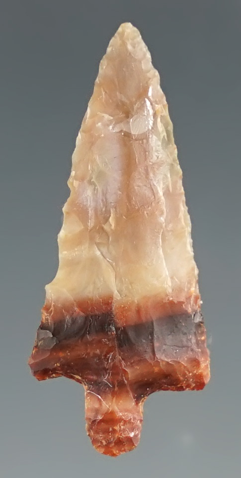 Beautiful color on this 1 3/16" Wallula  found near the Columbia River.  Bennett COA.