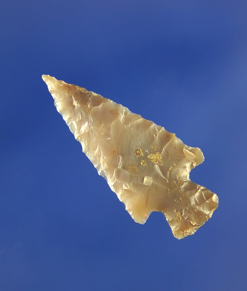 1 1/16" Rose Springs is nicely made from a flake of high quality material.    Columbia River.