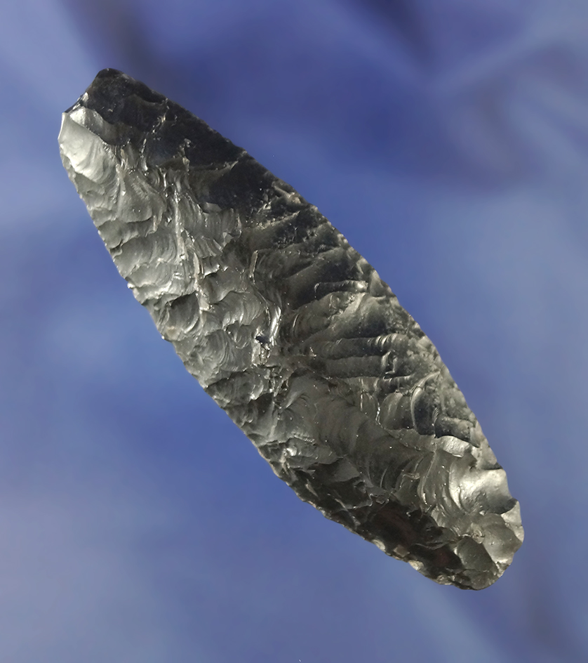 3 1/8" obsidian Cascade found near Fort Rock Oregon.
