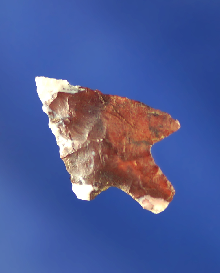 3/4" Wallula made from attractive multicolored Flint.    Columbia River.