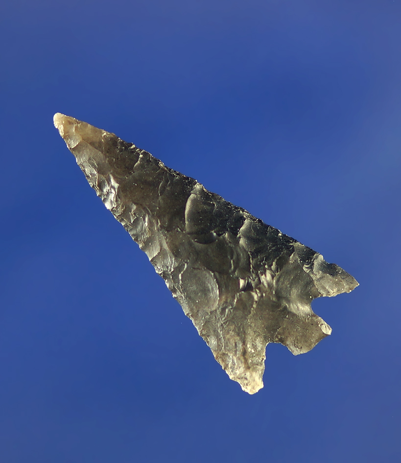 1 1/8" Columbia Plateau that is nicely styled and very well flaked.  Columbia River.