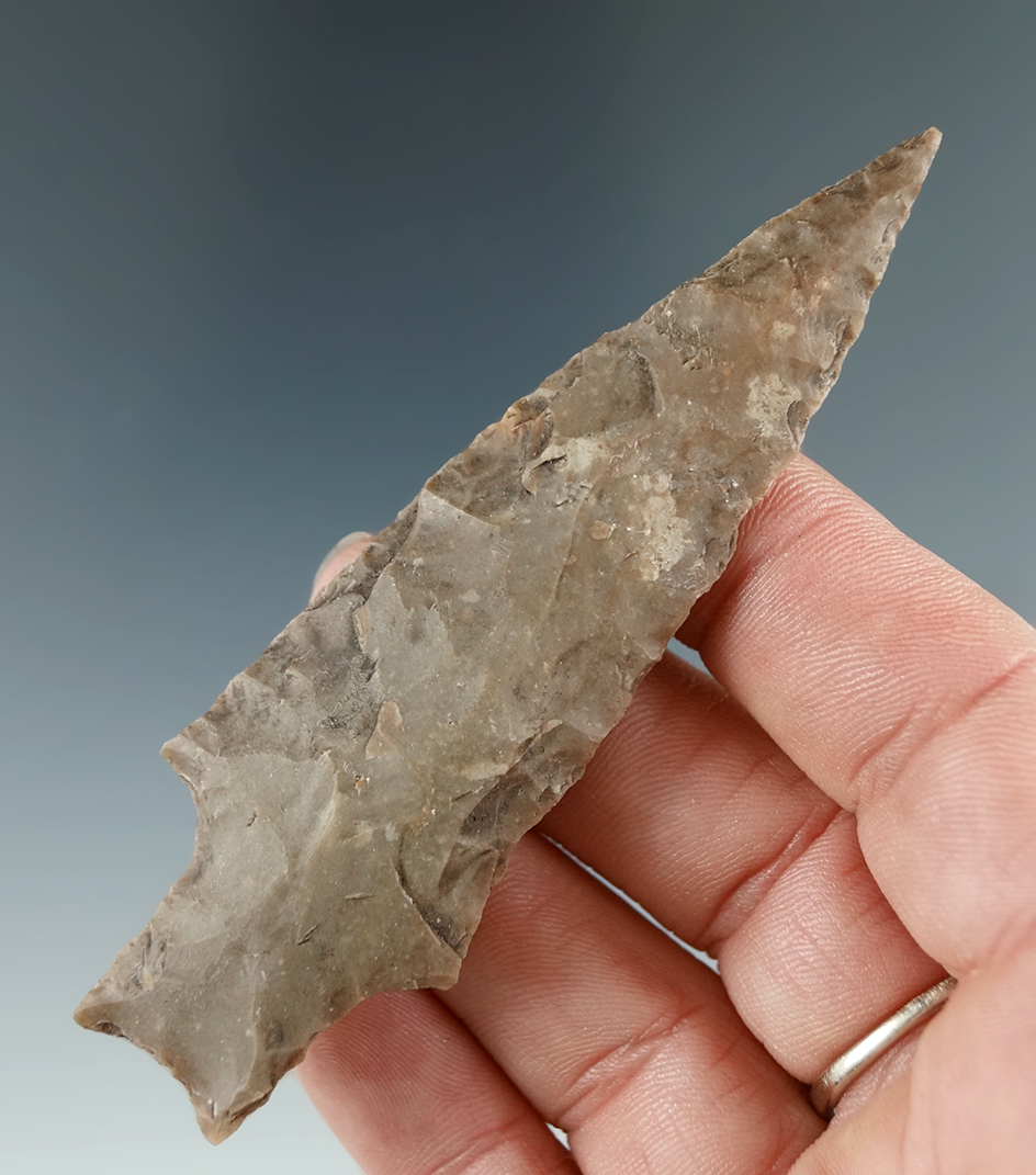 3 9/16" Pedernales point found in Texas.