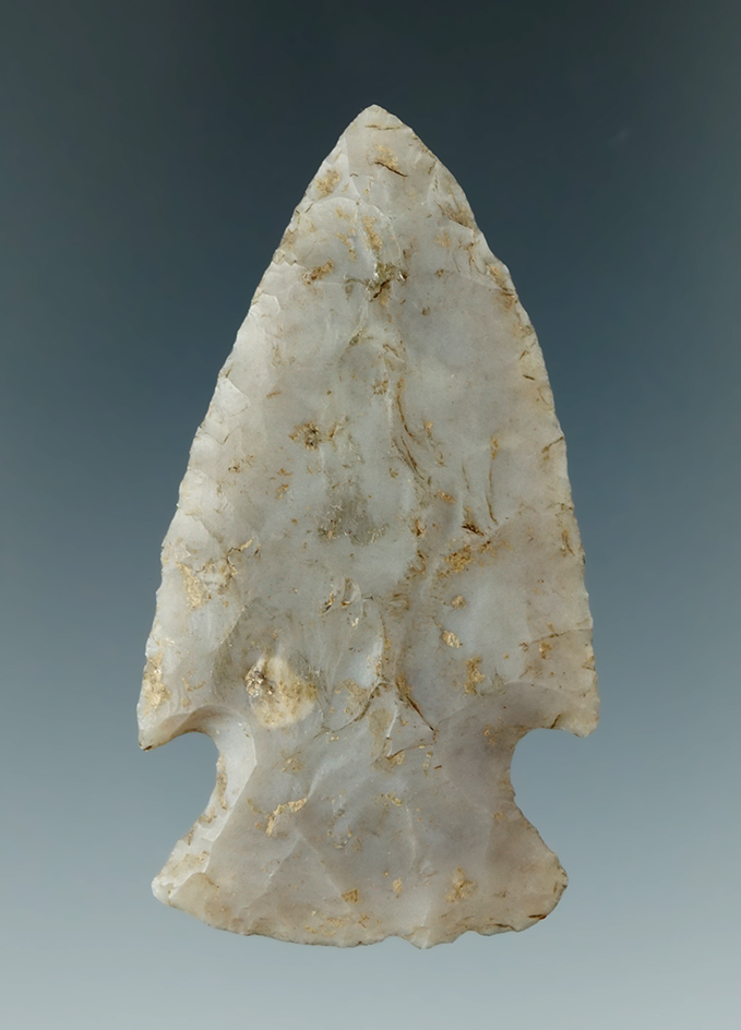2 3/16" Flint Ridge Flint Hopewell found near Danville Kentucky.