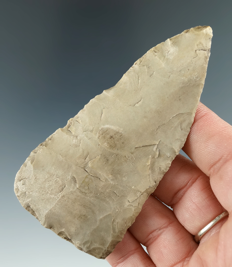 3 9/16" Flint Blade found in Texas.