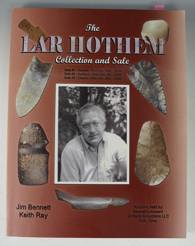 Softcover book: "the Lar Hothem collection and sale" I Jim Bennett and Keith Ray.
