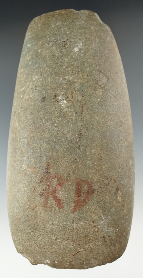 5 3/8" stone Celt with nice overall polish found in Ohio.