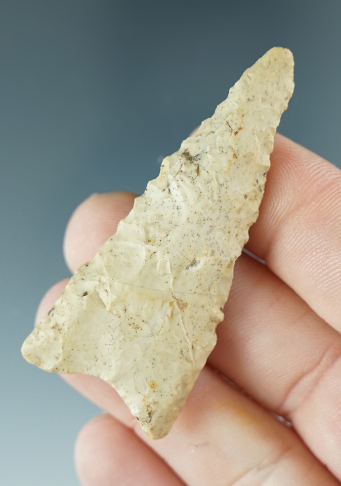 2 3/16" well patinated Dalton point found in Meade County Kentucky.