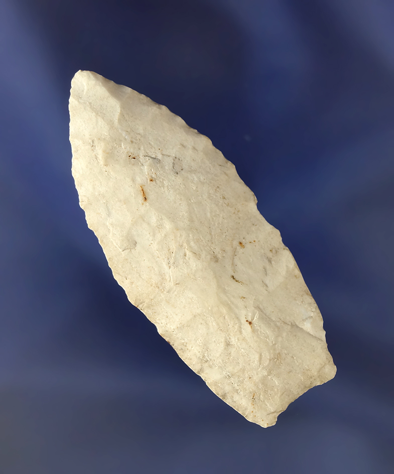 2 3/8" Burlington chert Agate Basin found in Pettis Co.,  Missouri. Jackson COA.