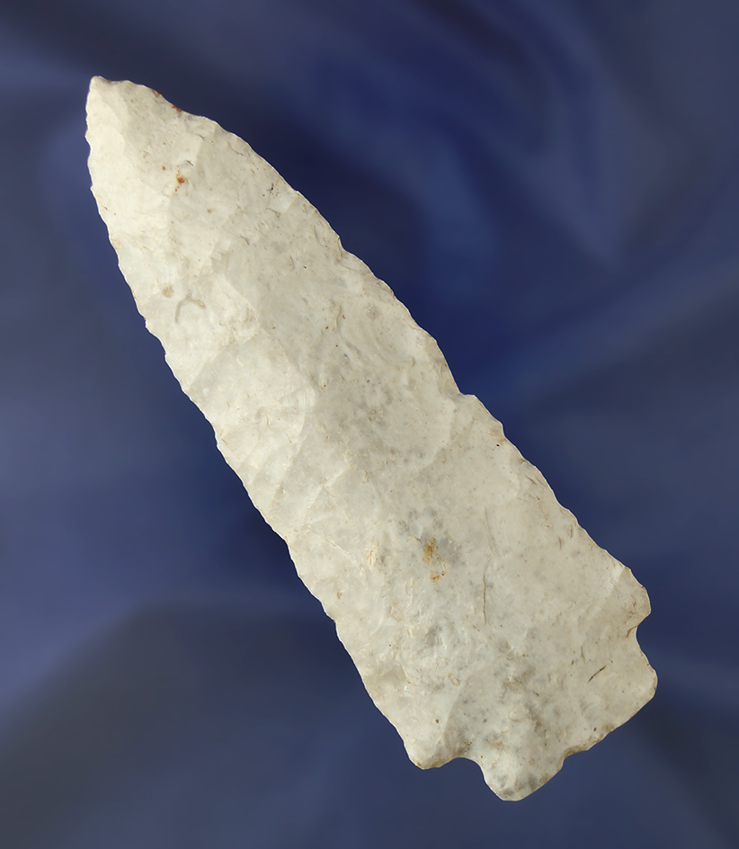 4 7/8" Scottsbluff variant found in Jefferson city, Missouri.  Motley COA.