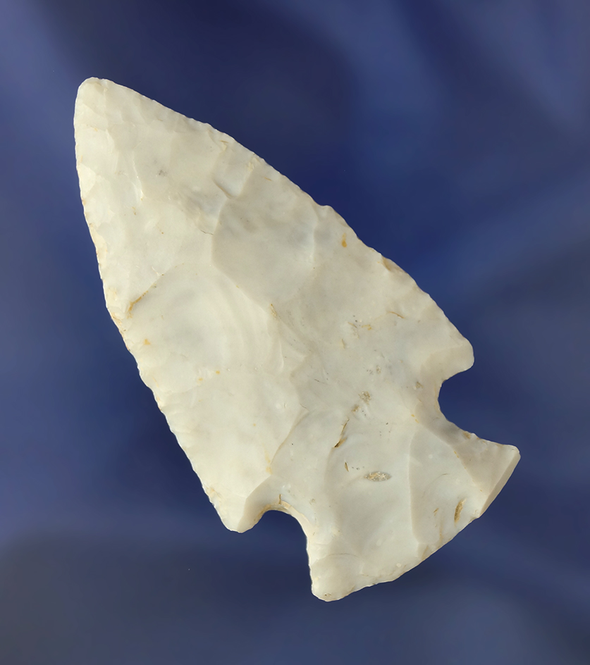 Classic style 2 9/16" Flint Ridge Flint Hopewell found in Ohio. Bennett COA.