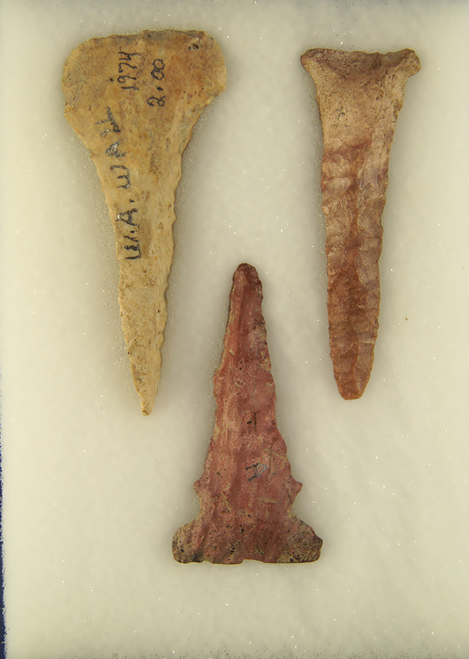 Set of three Drills found in Ohio, largest is 2 9/16".